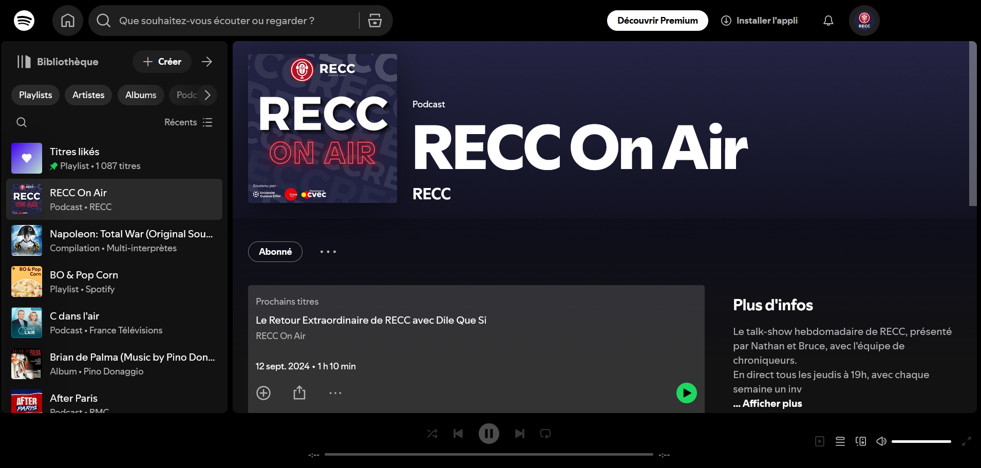 Les podcasts sortent sur Spotify !